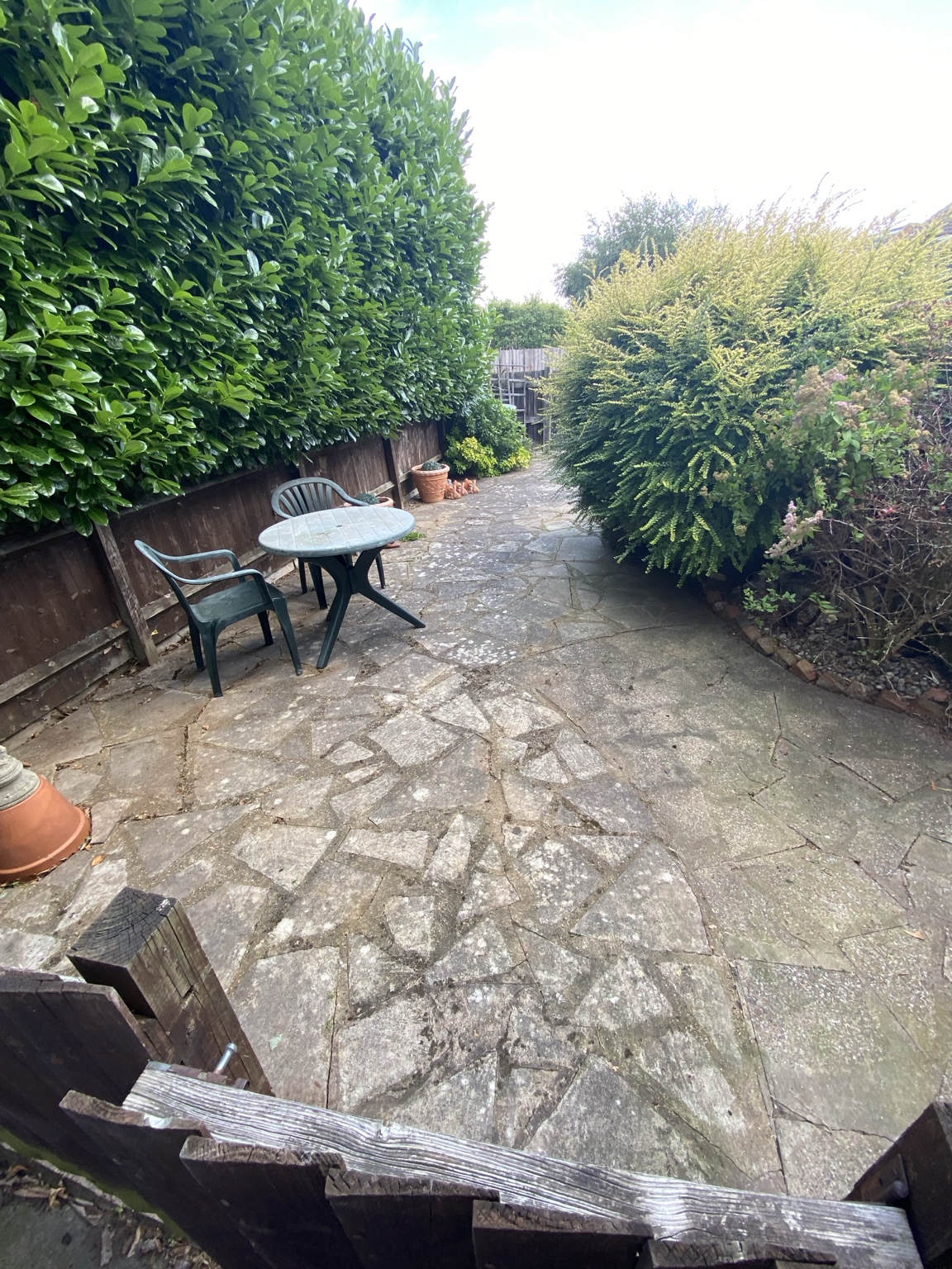 Garden after an Everyday Sidekick practical support session